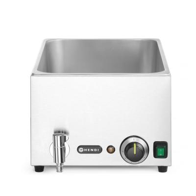 Sada Vodní lázeň s vypouštěcím kohoutkem Ranger, HENDI, GN (H)150mm, GN 1/1, 230V/1000W, 605x332x(H)242mm | 238868
